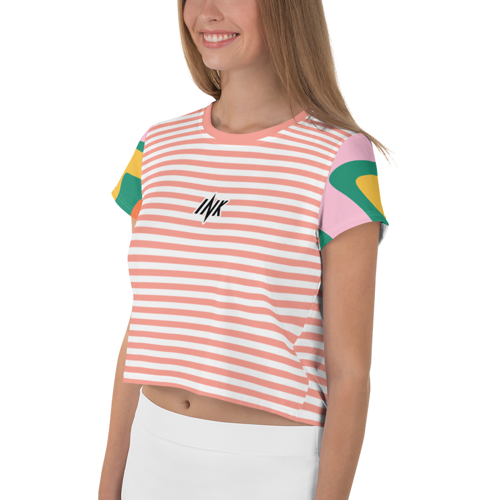 Signature Stretch Crop Tee