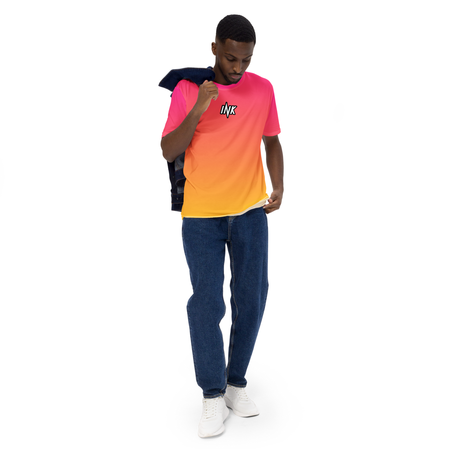 Men's LuxBlend Gradient Tailored Fit Tee