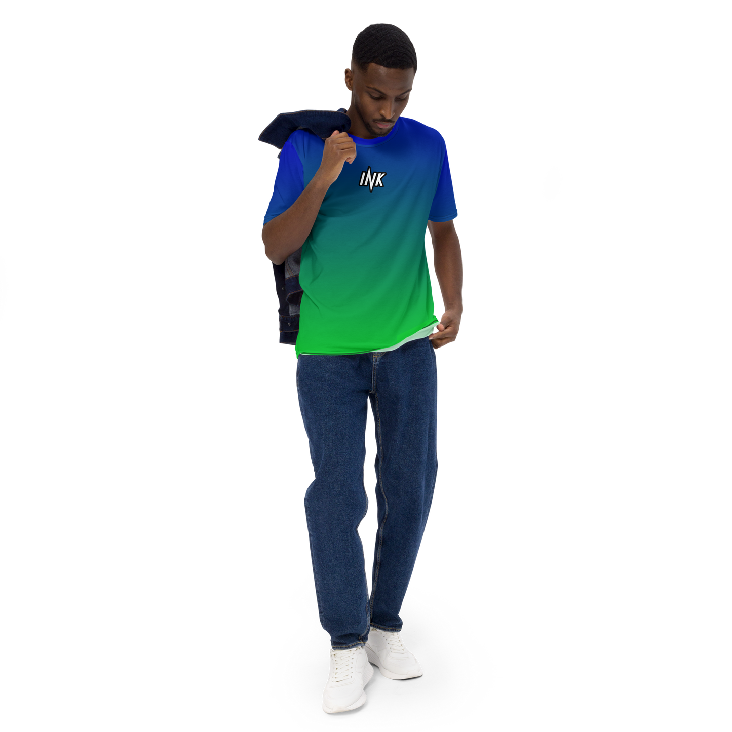 Men's LuxBlend Gradient Tailored Fit Tee