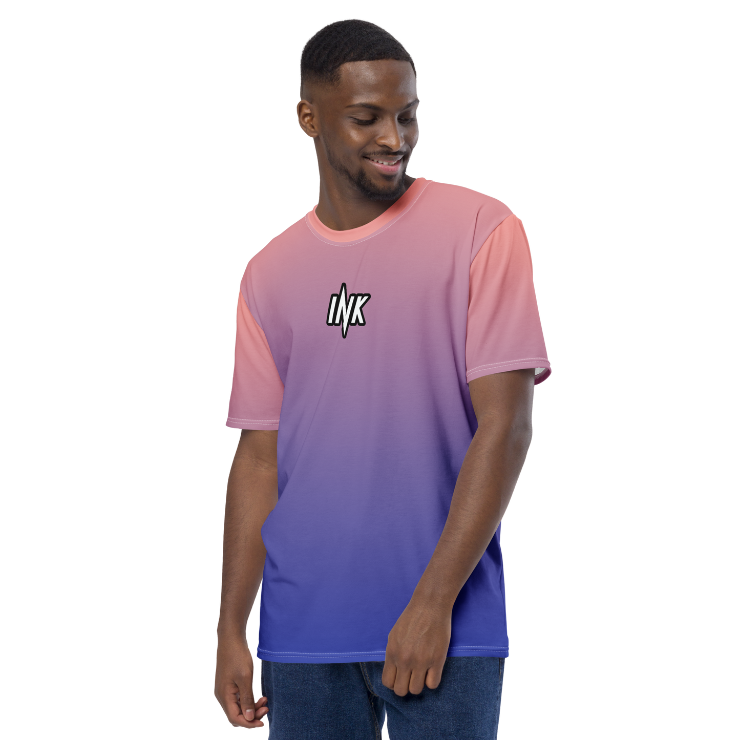 Men's LuxBlend Gradient Tailored Fit Tee