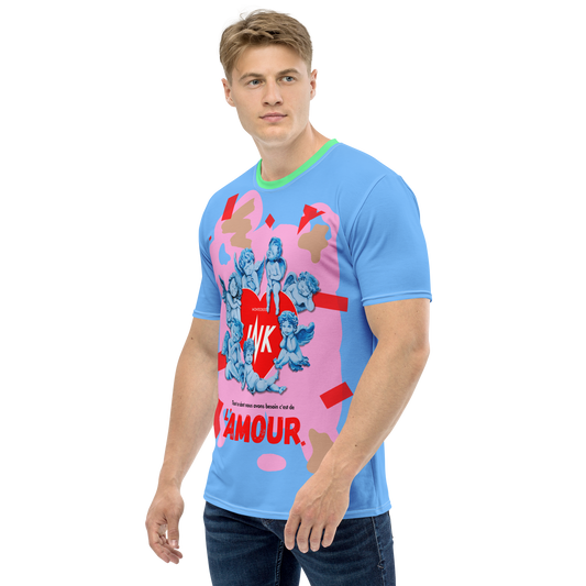 Men's LuxBlend Tailored Fit Tee with “AMOUR” motif