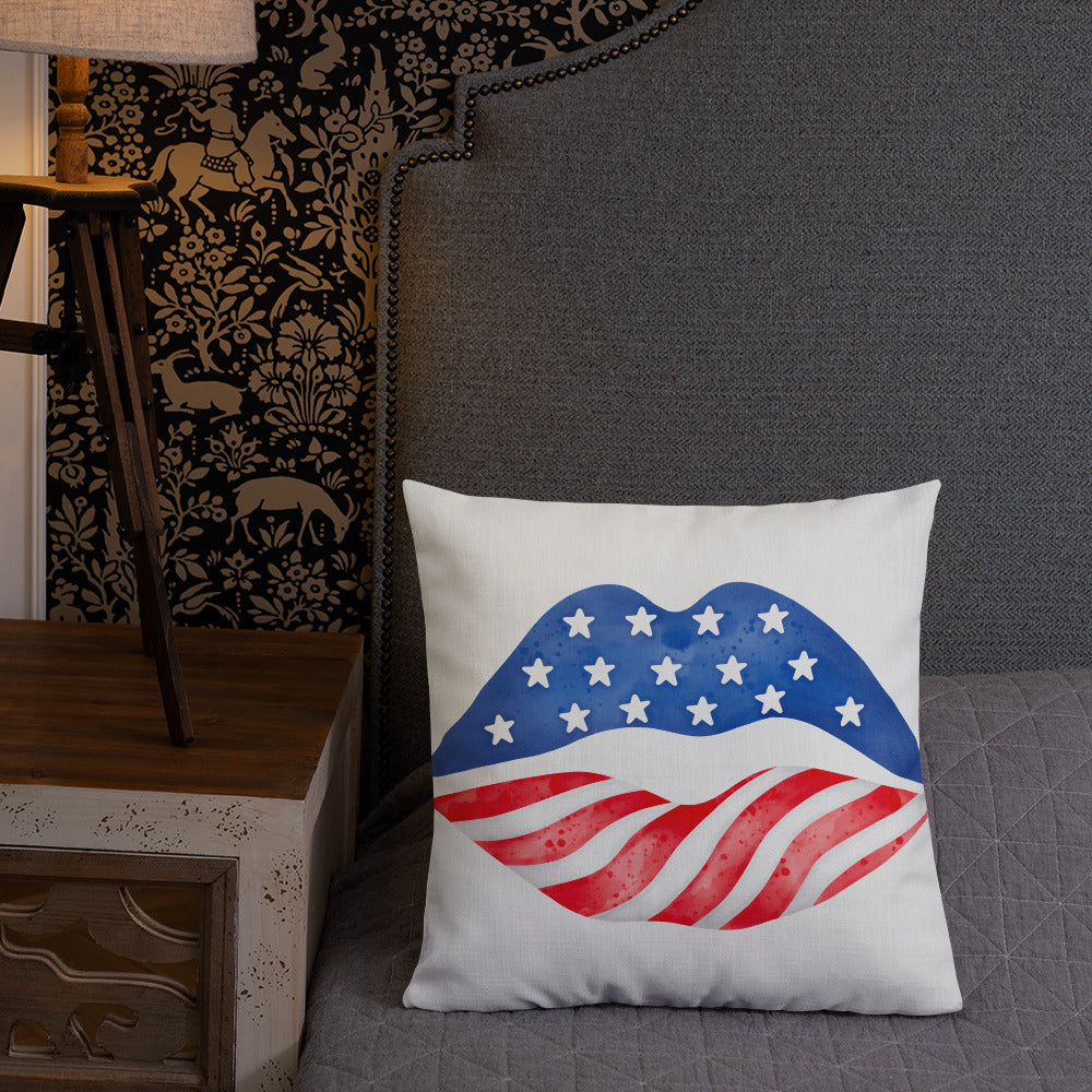 "United States Flag" Premium Pillow