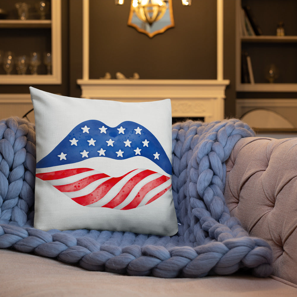 "United States Flag" Premium Pillow