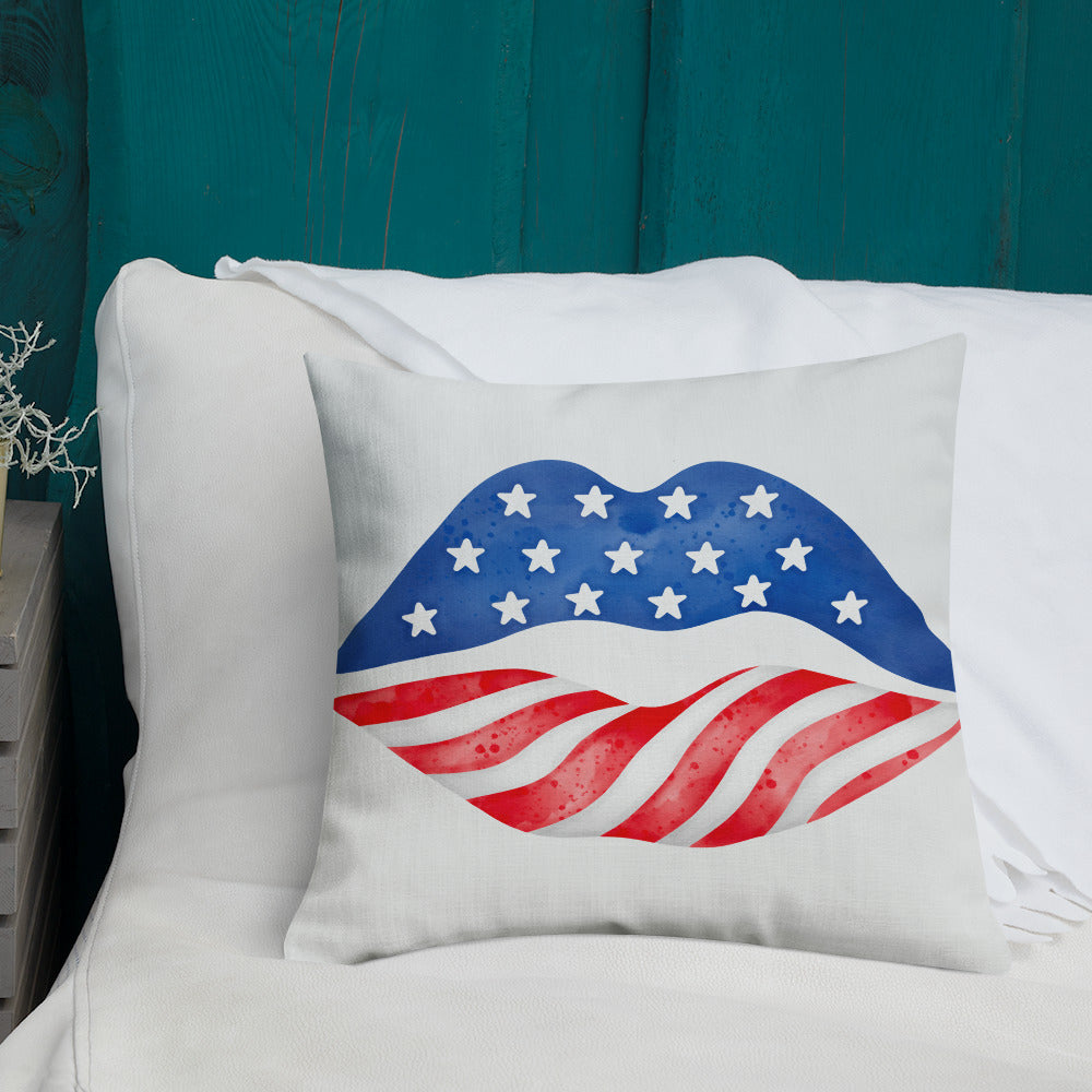 "United States Flag" Premium Pillow