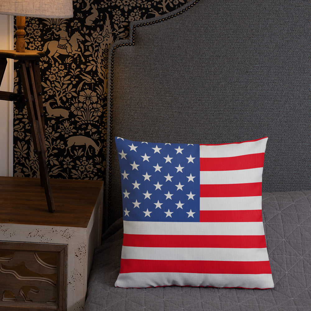 "United States Flag" Premium Pillow