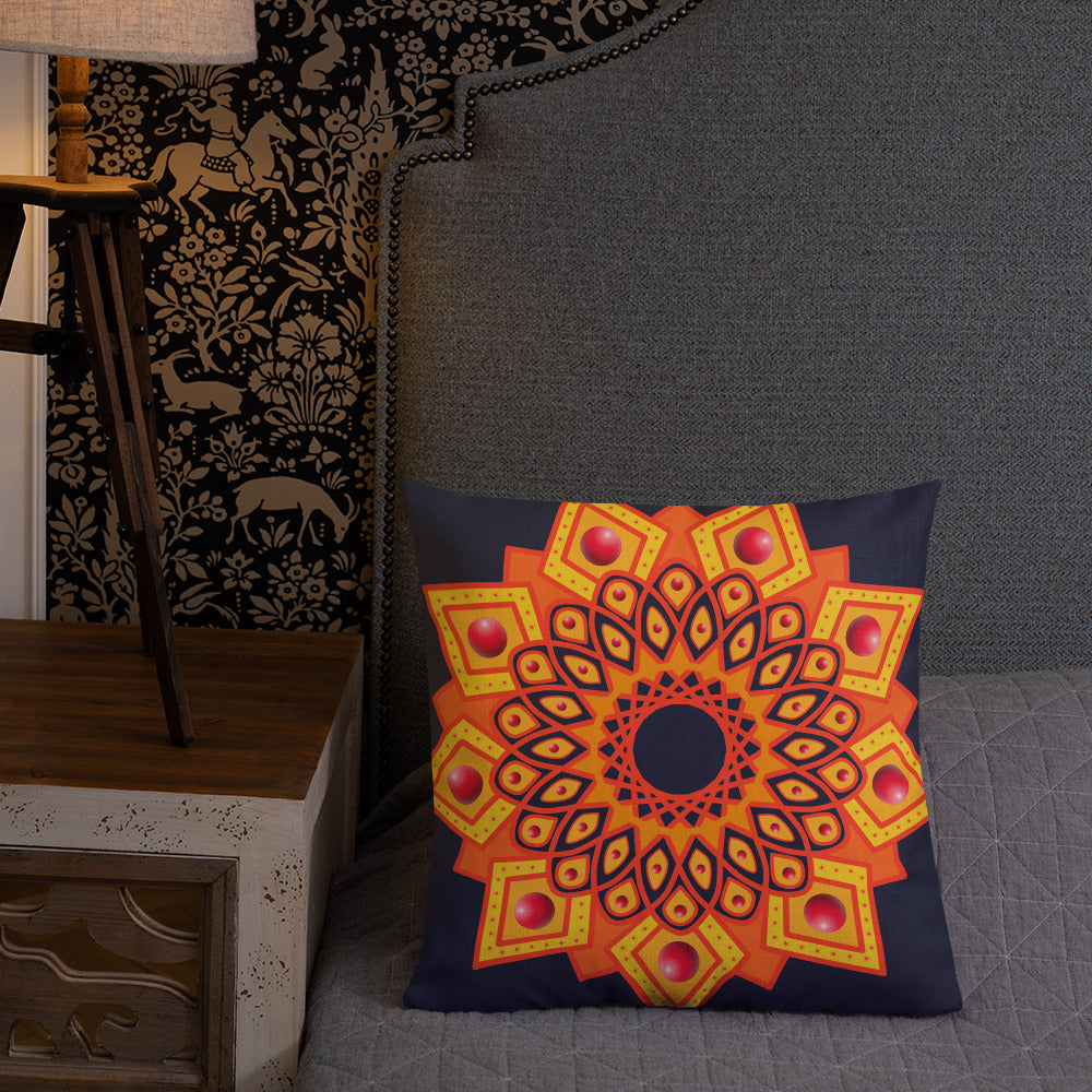 "Mandala Muse" Premium Pillow