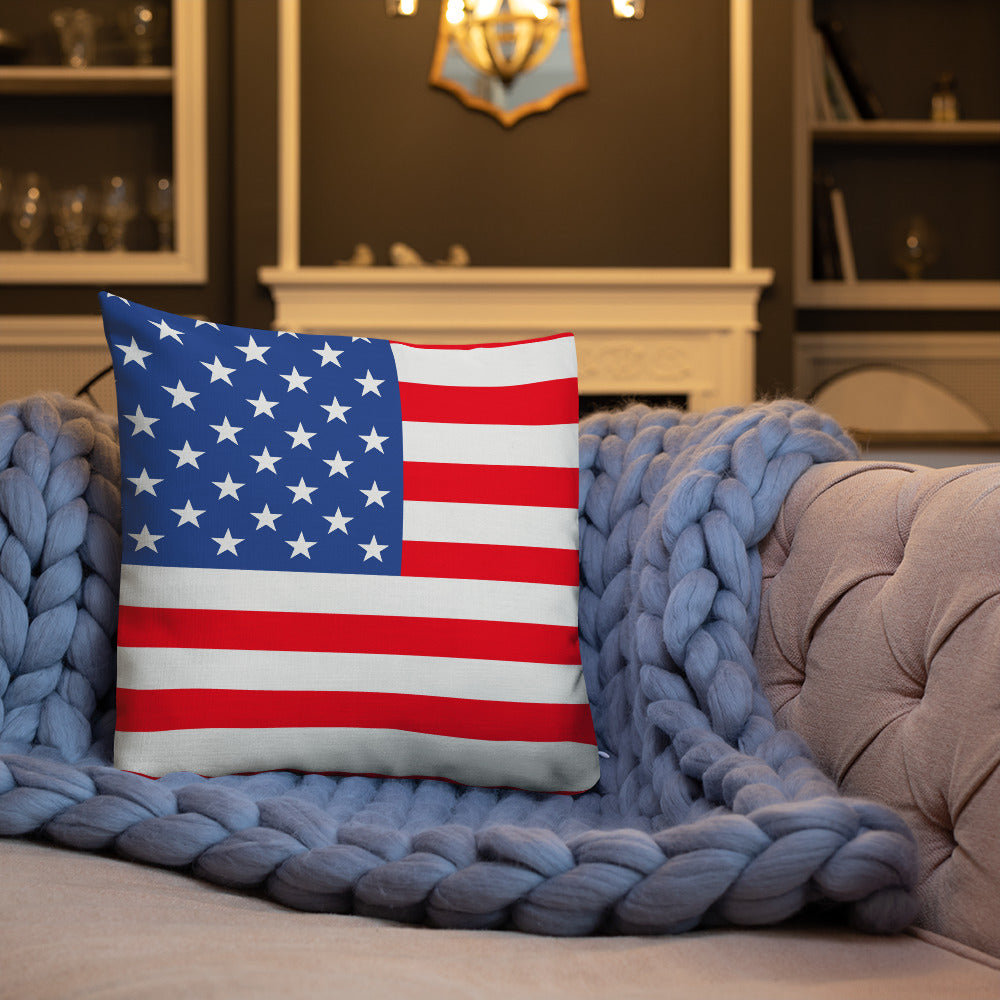 "United States Flag" Premium Pillow