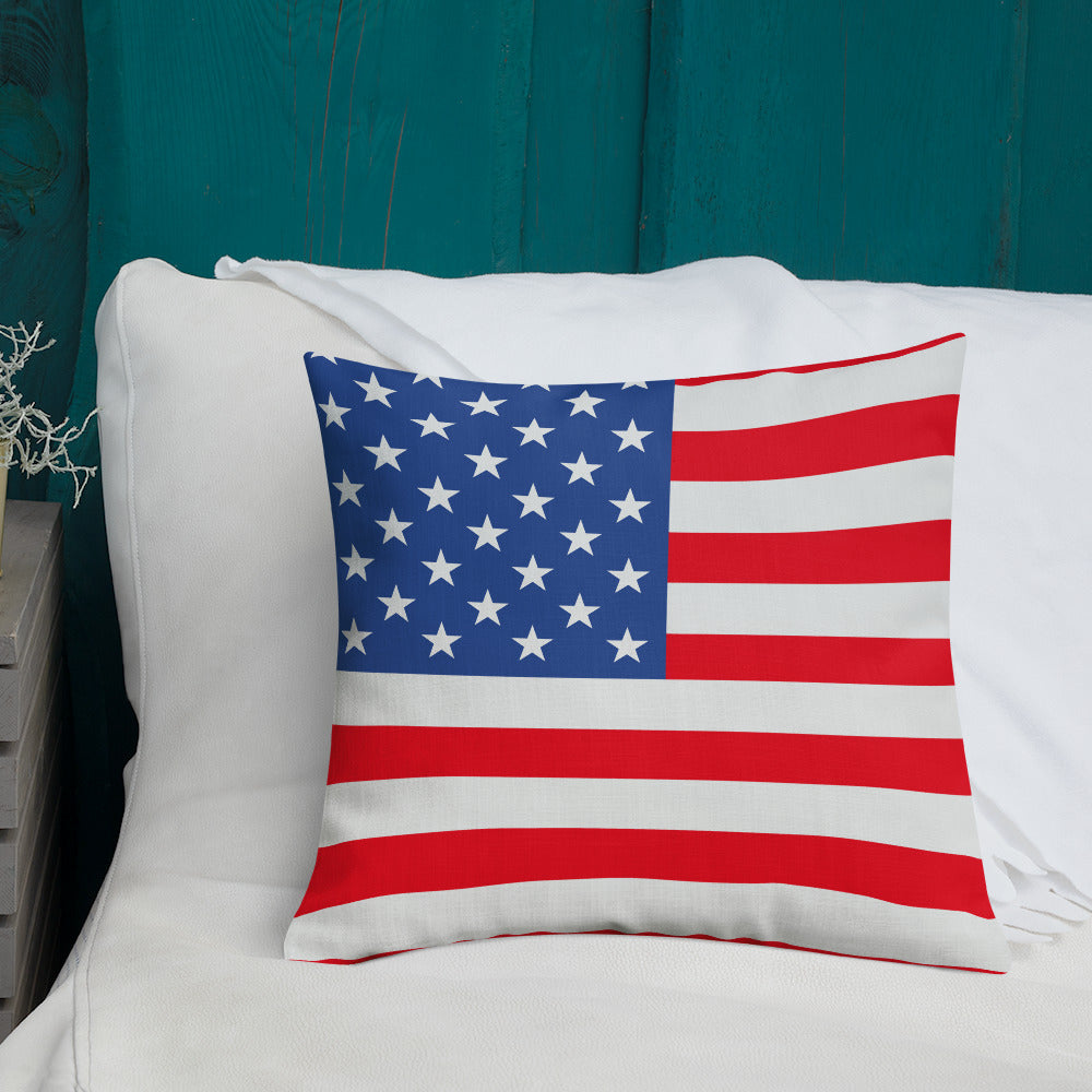 "United States Flag" Premium Pillow