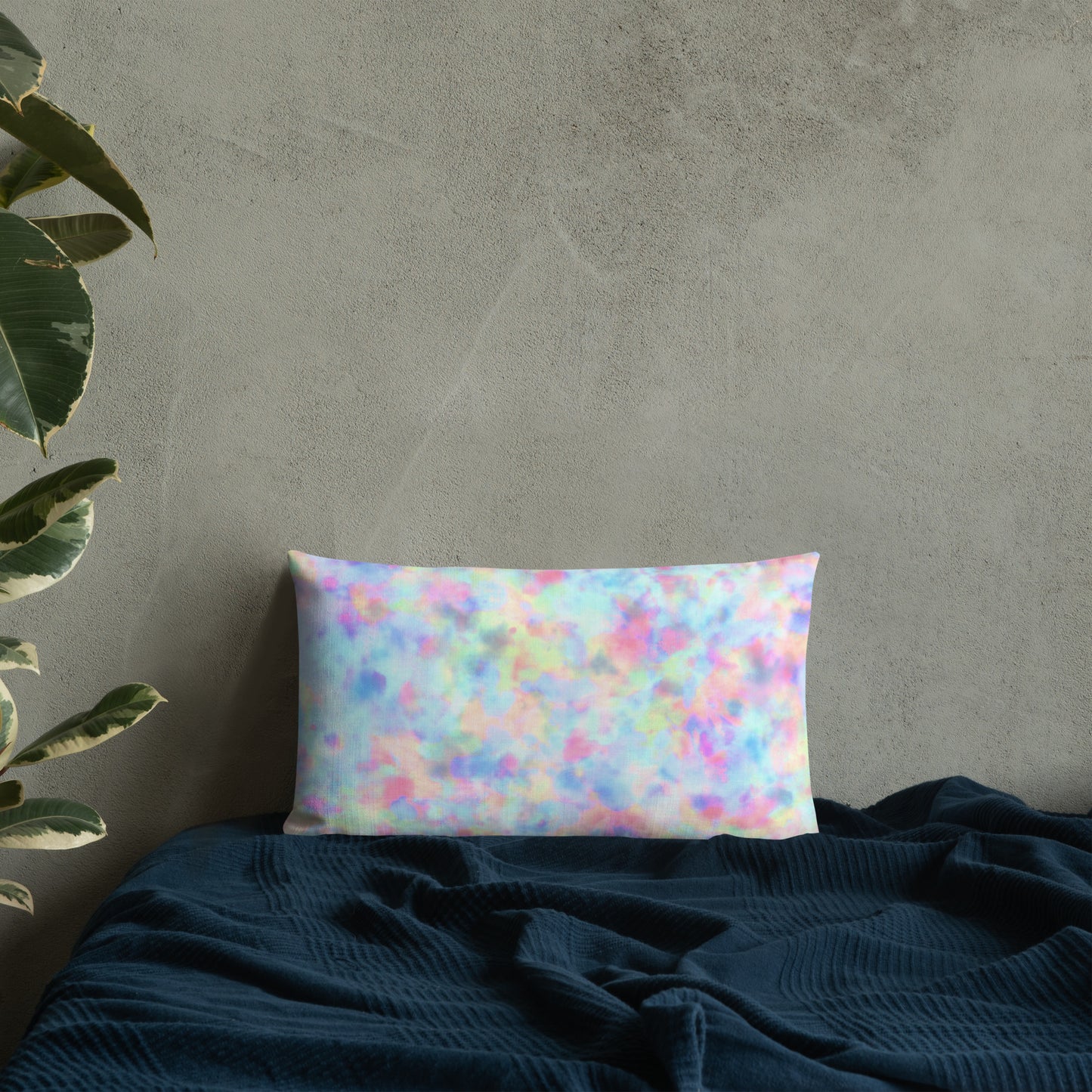 "Watercolor Serenity" Premium Pillow