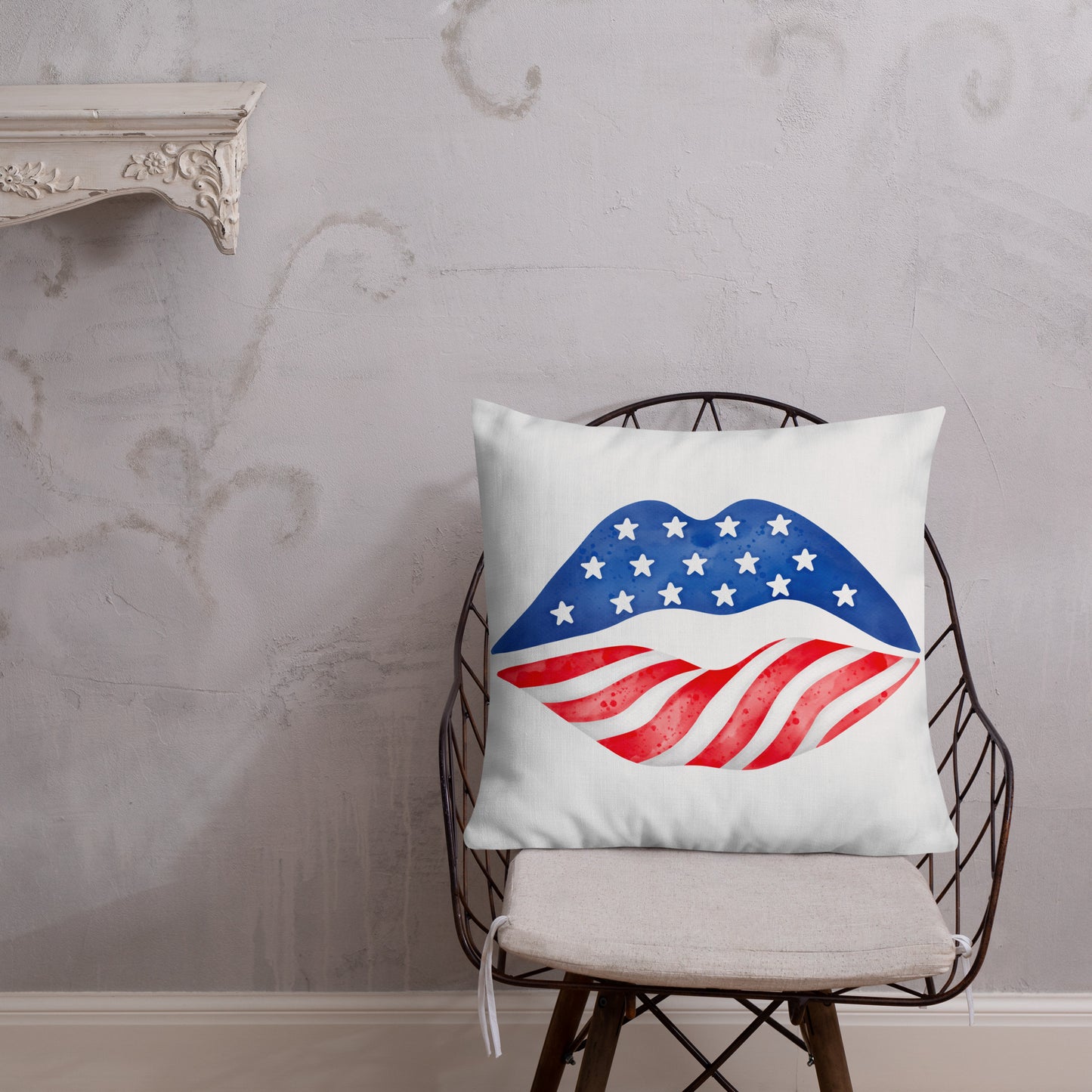 "United States Flag" Premium Pillow