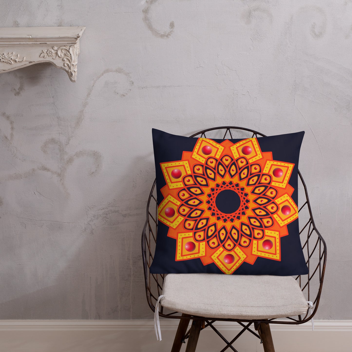 "Mandala Muse" Premium Pillow