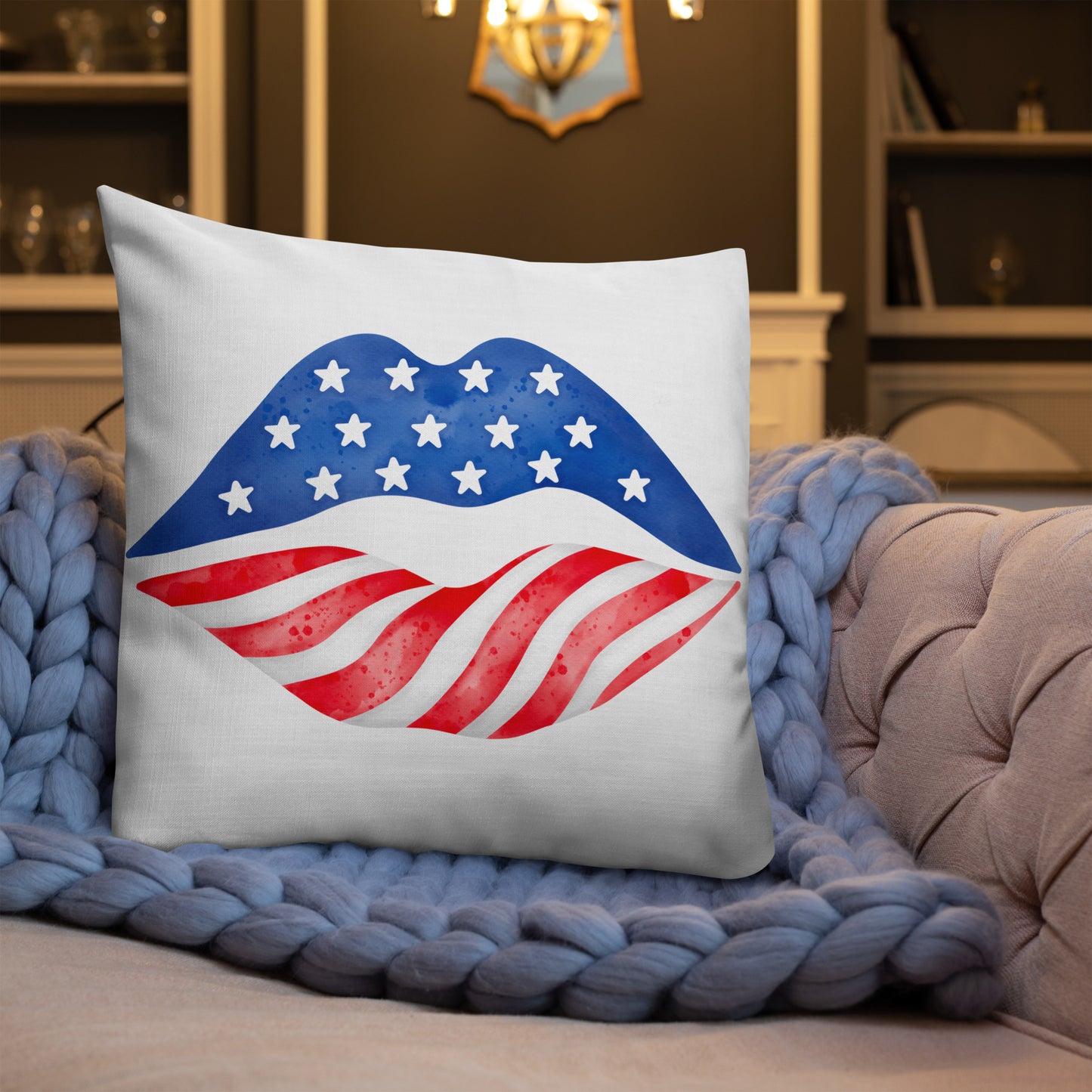 "United States Flag" Premium Pillow