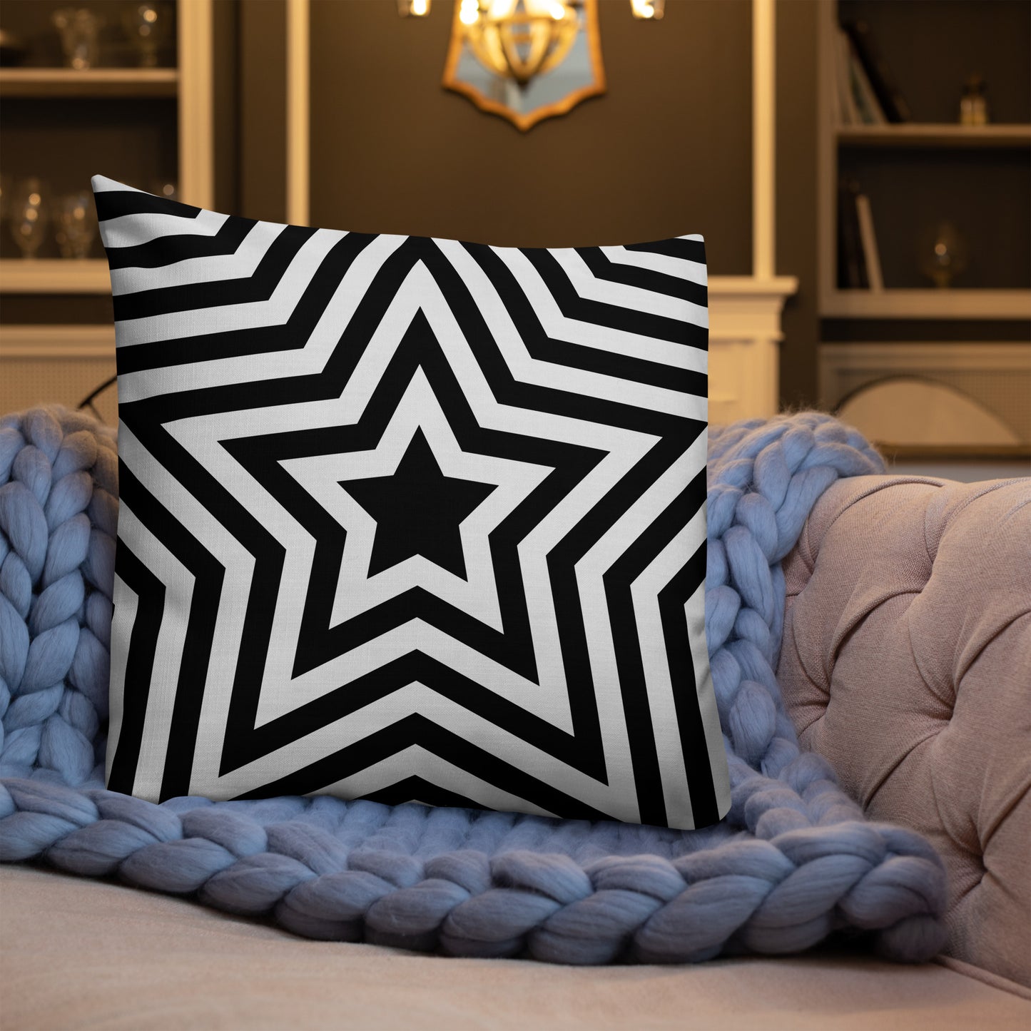 "Sleepy Starlight Serenade" Premium Pillow