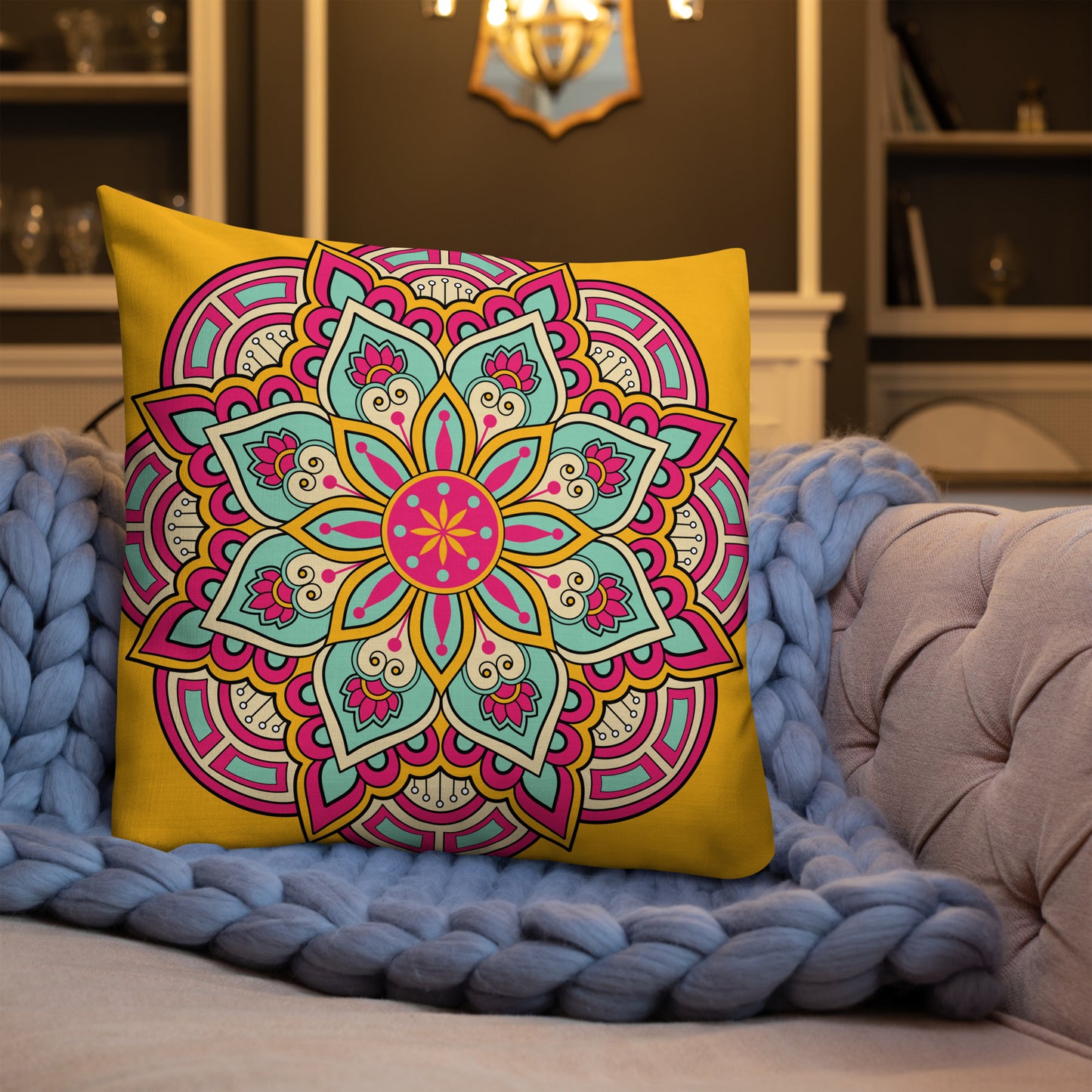 "Celestial Compass" Premium Pillow