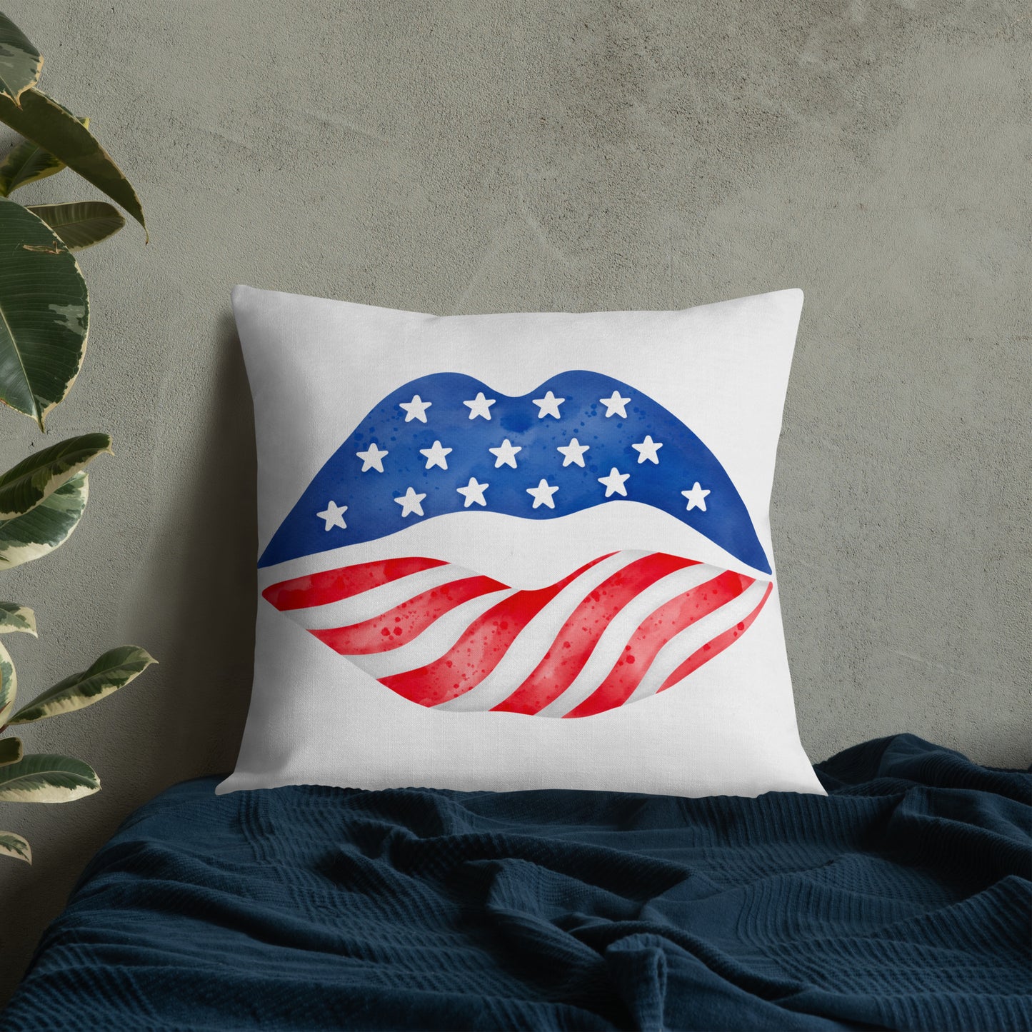 "United States Flag" Premium Pillow