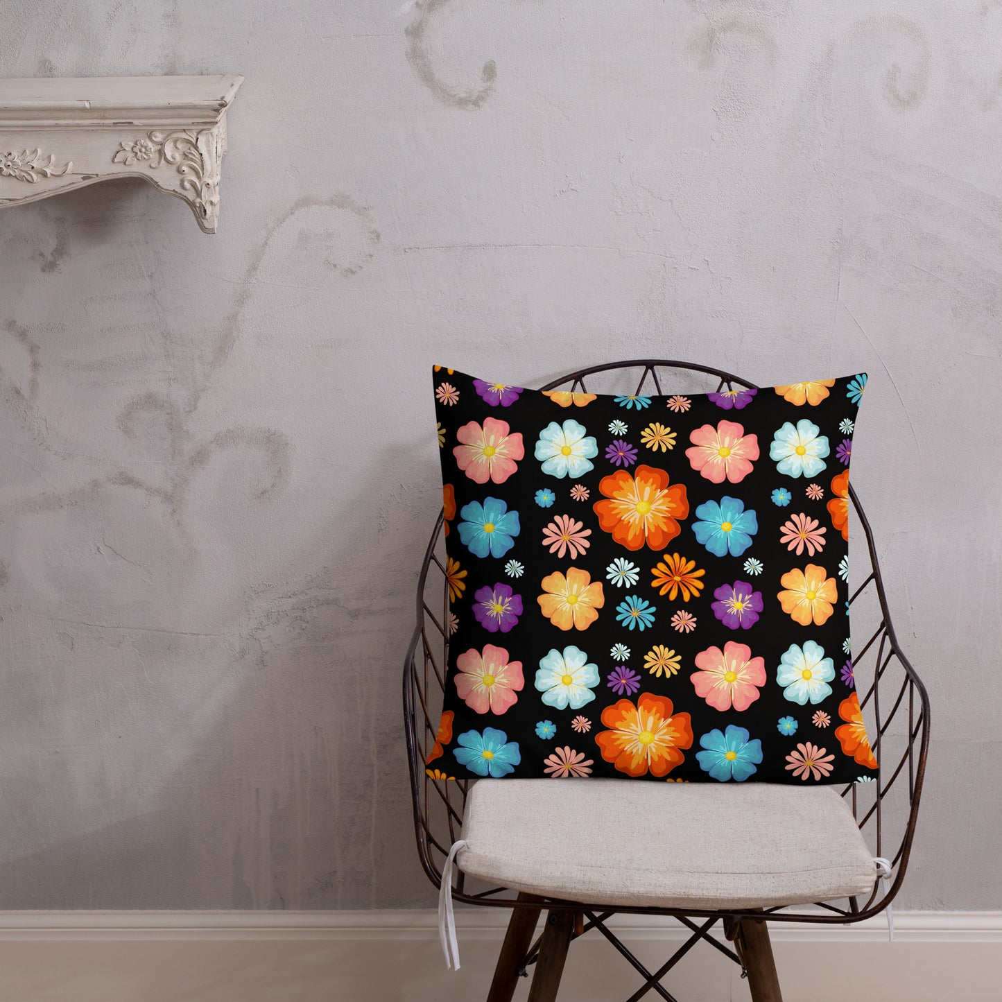 "Colorful Spring" Premium Pillow