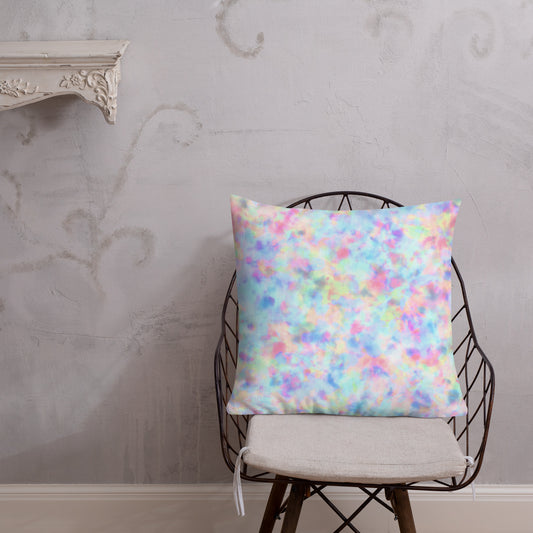 "Watercolor Serenity" Premium Pillow