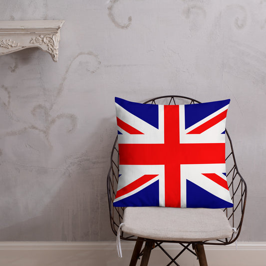 "Great Britain Flag" Premium Pillow