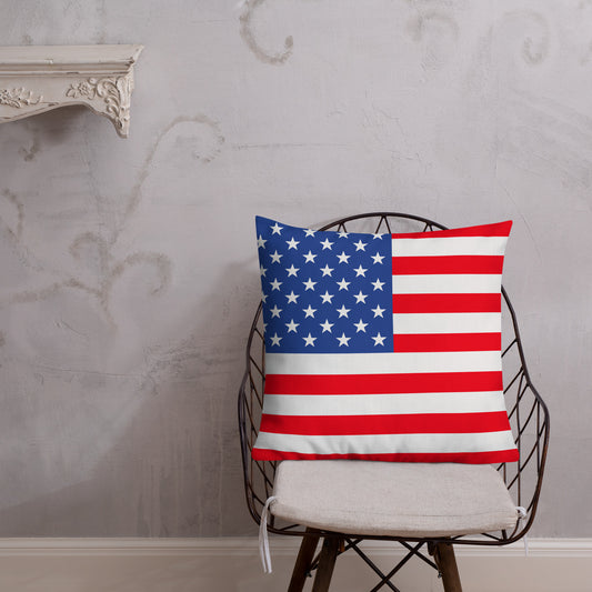 "United States Flag" Premium Pillow