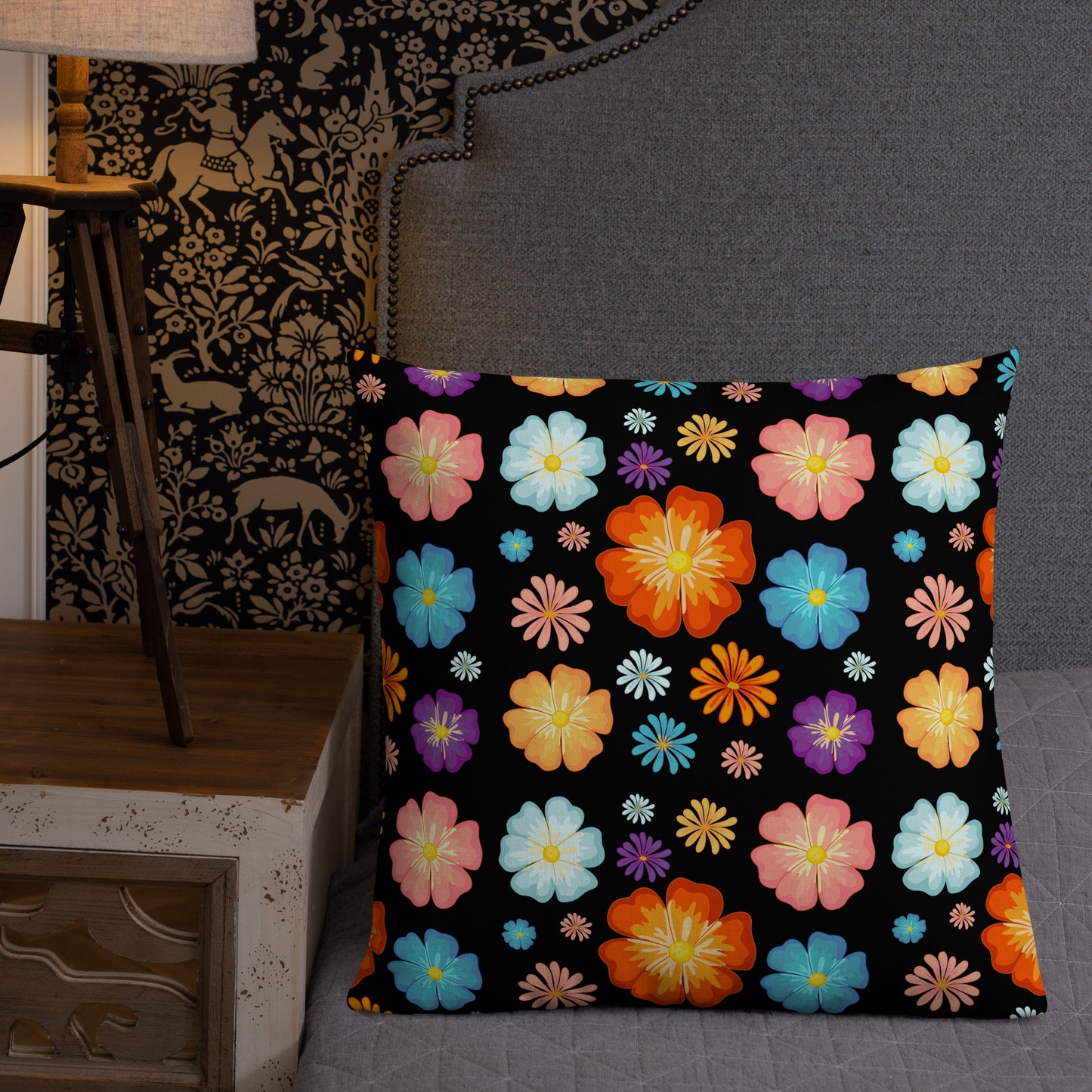 "Colorful Spring" Premium Pillow