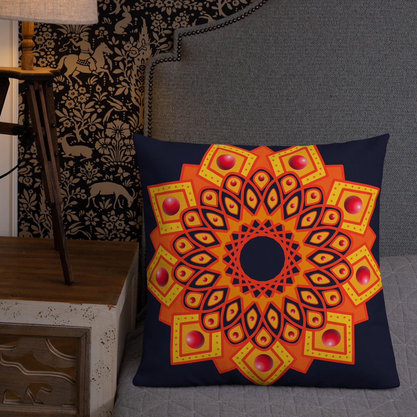 "Mandala Muse" Premium Pillow