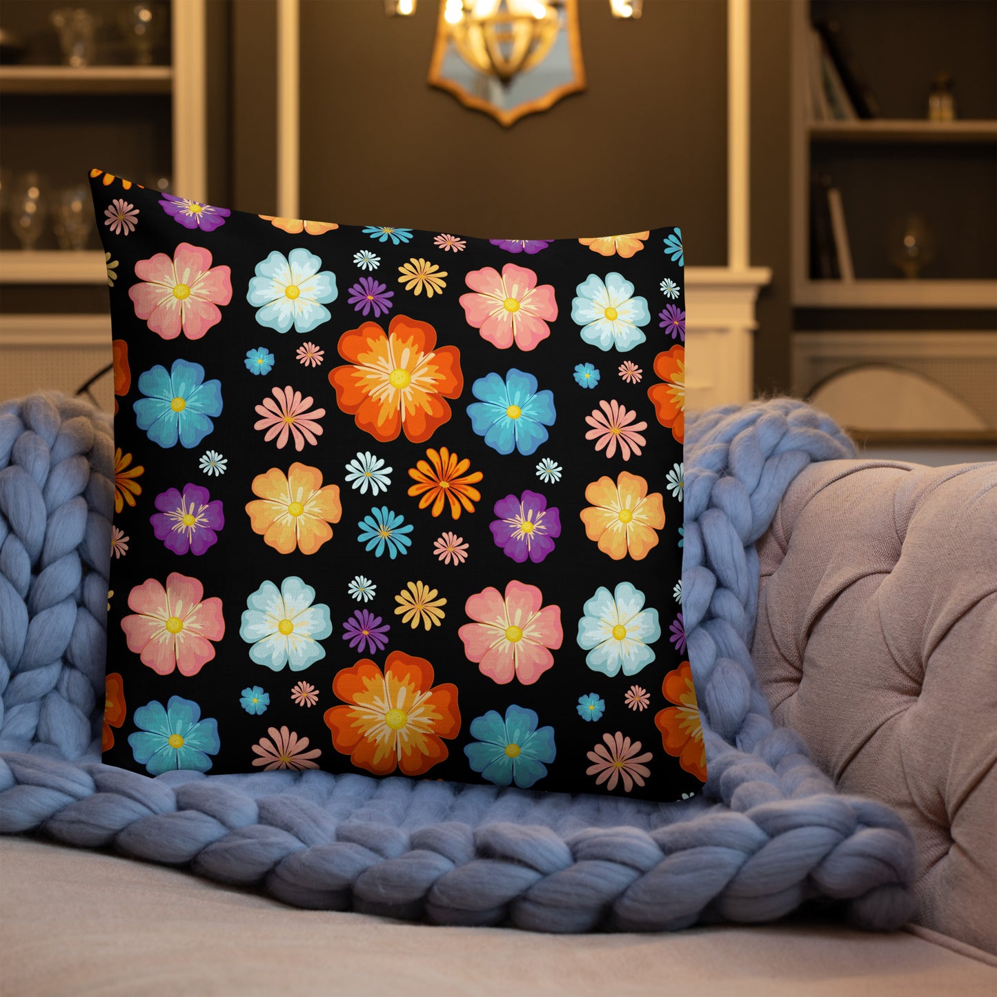 "Colorful Spring" Premium Pillow