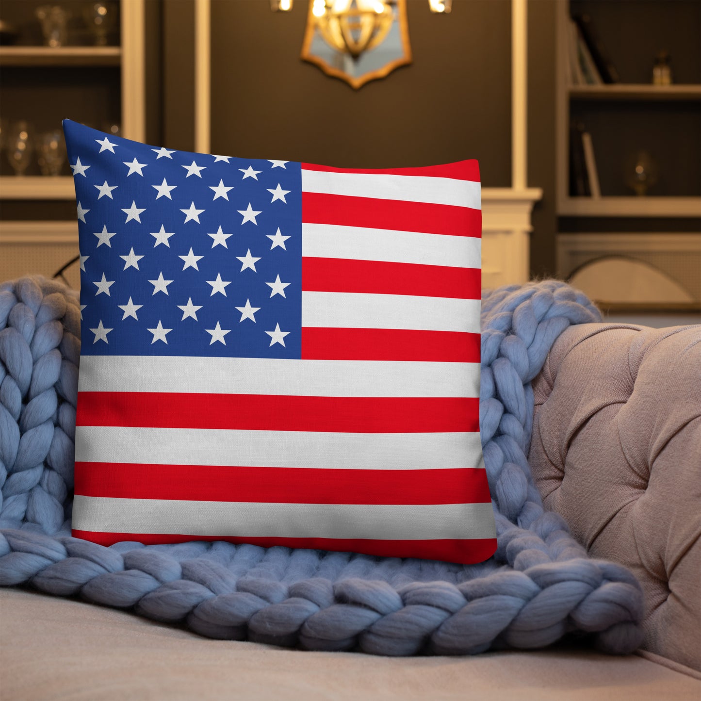 "United States Flag" Premium Pillow