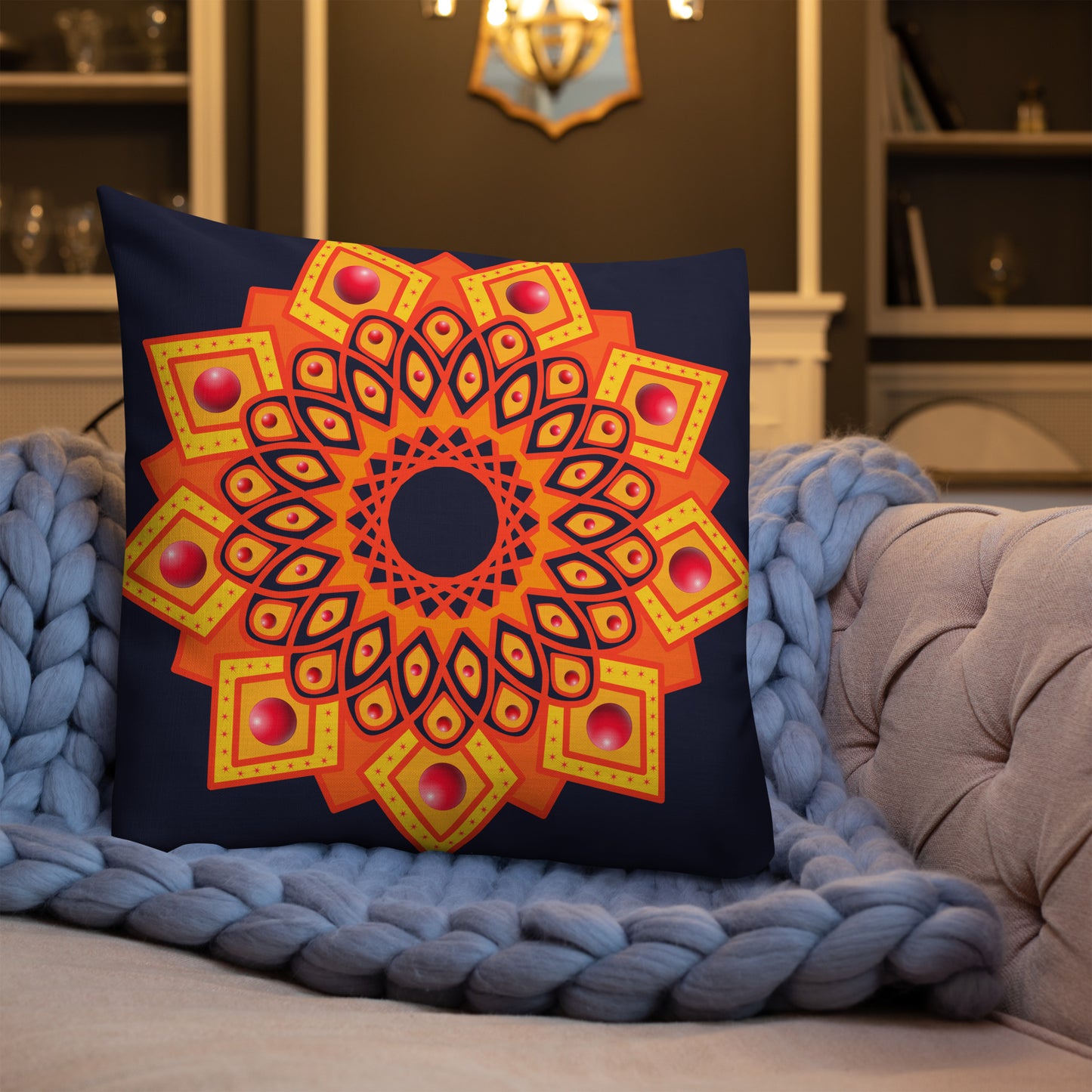 "Mandala Muse" Premium Pillow