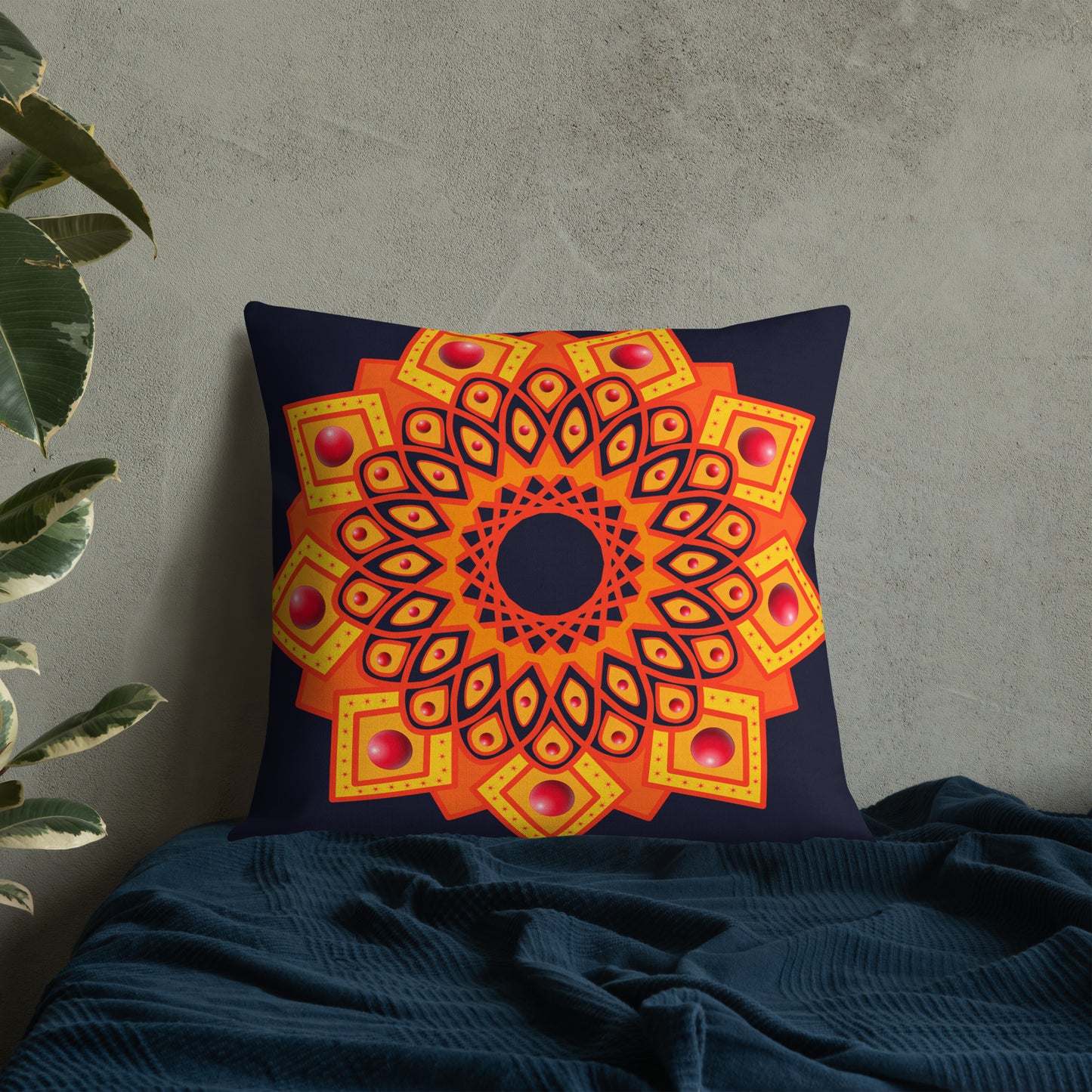 "Mandala Muse" Premium Pillow