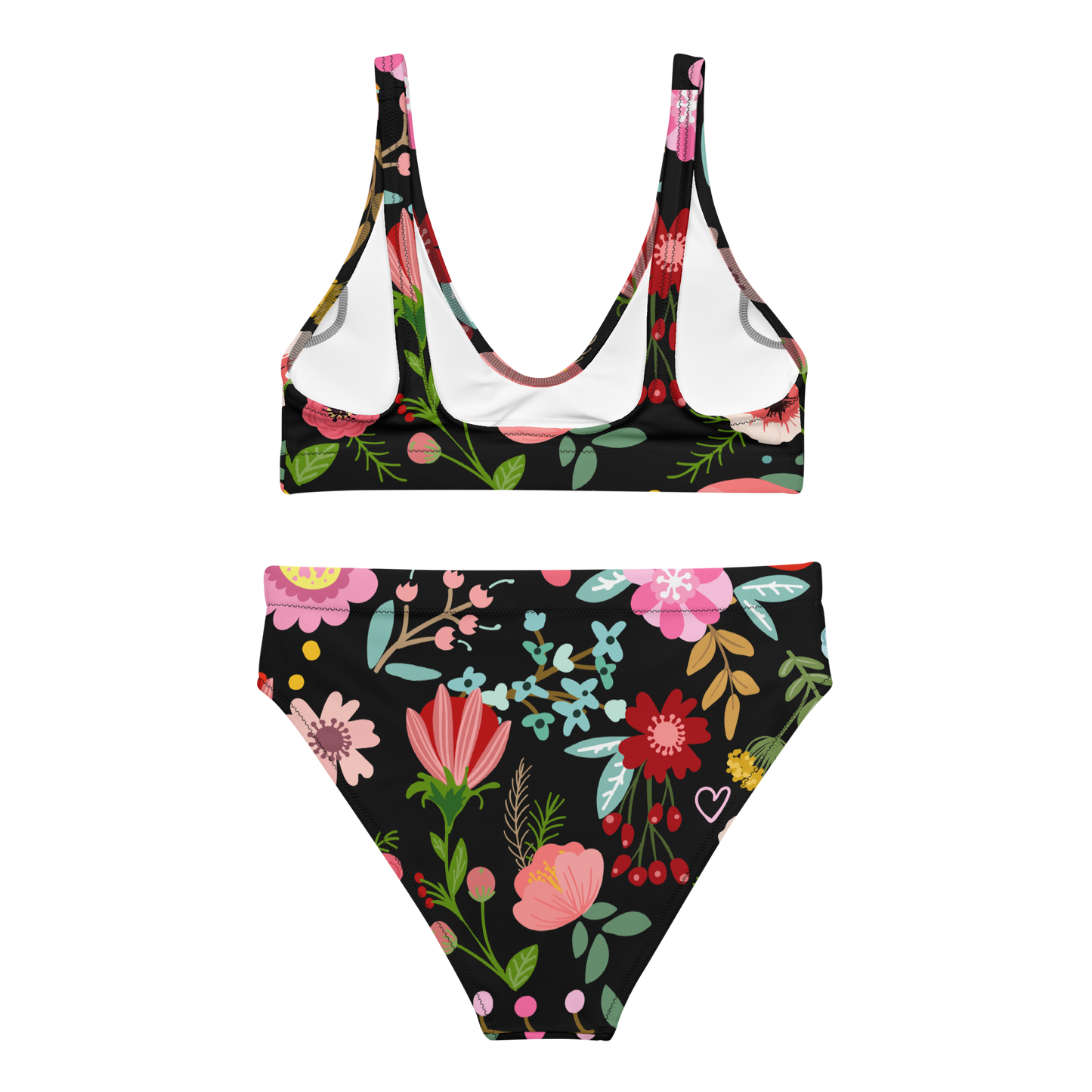 High-Waisted Bikini made from Recycled Materials