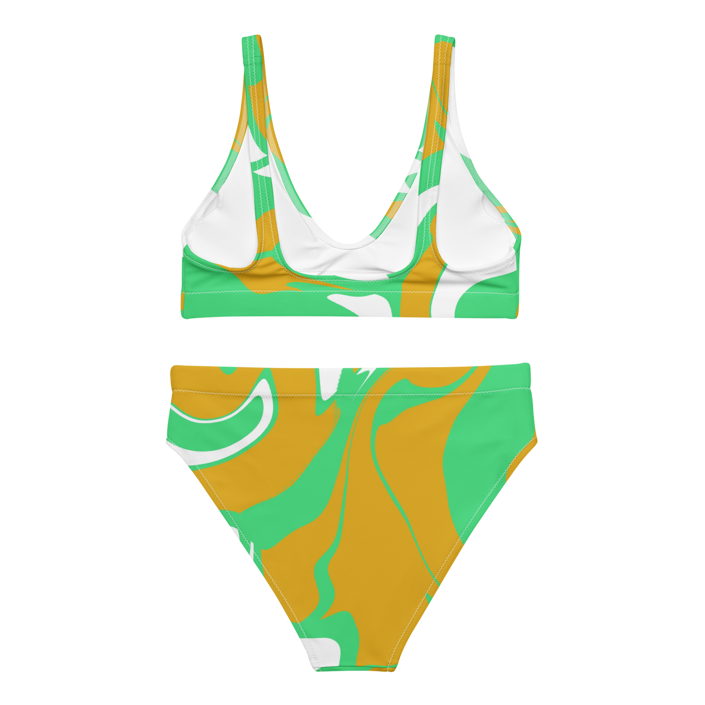 High-Waisted Bikini made from Recycled Materials