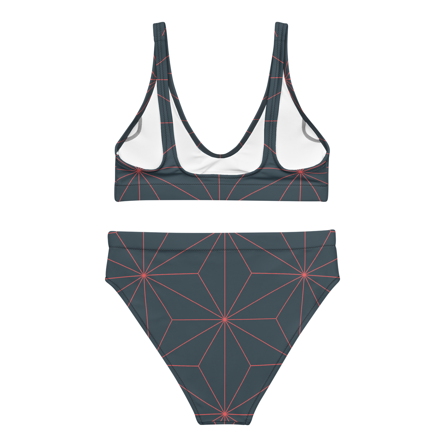 High-Waisted Bikini made from Recycled Materials