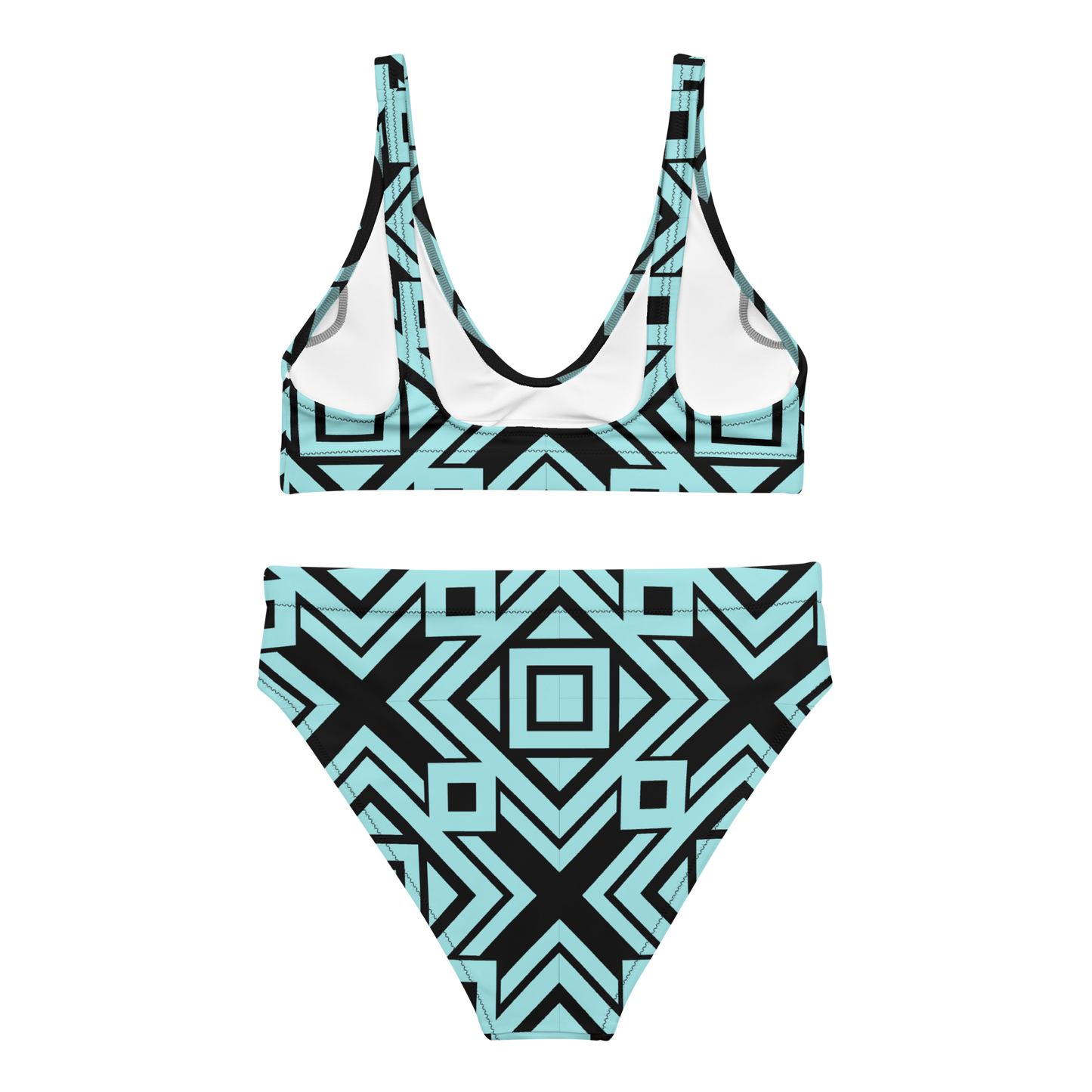 High-Waisted Bikini made from Recycled Materials