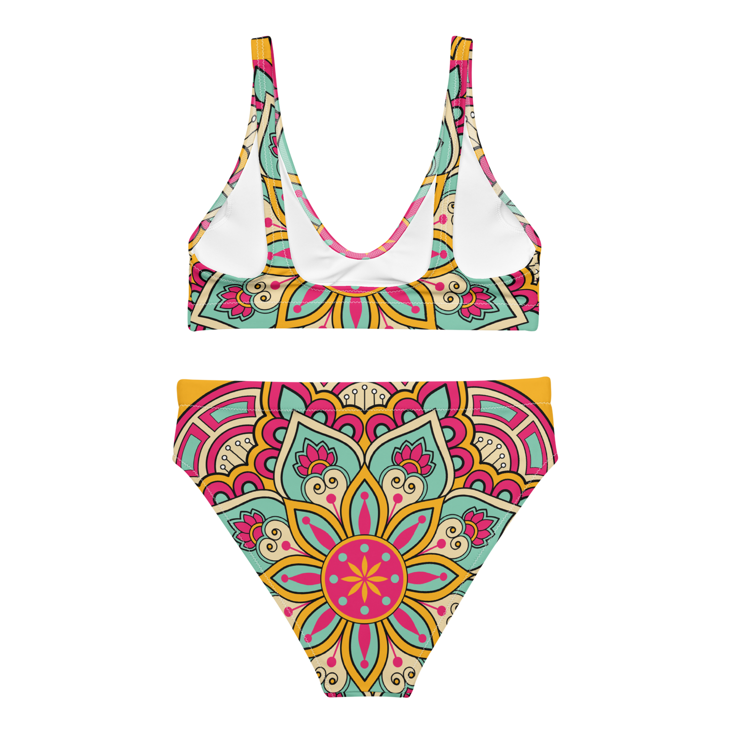 High-Waisted Bikini made from Recycled Materials