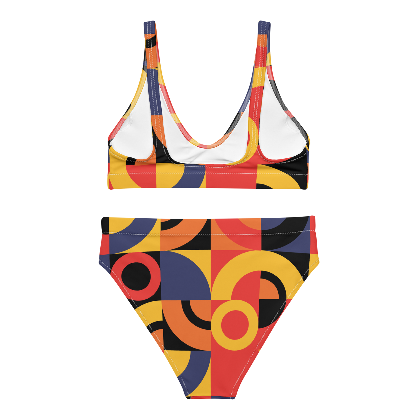 High-Waisted Bikini made from Recycled Materials