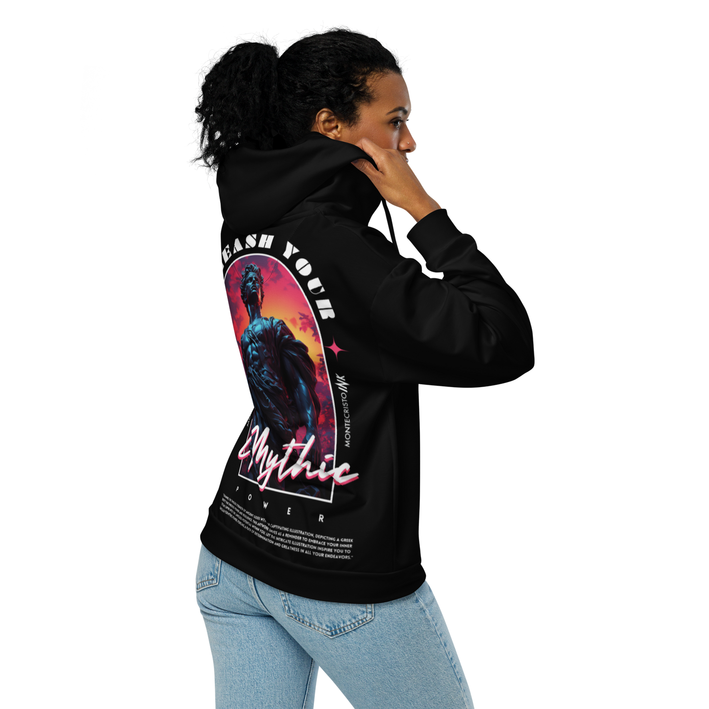 "Mythic Power" Iconic zip hoodie