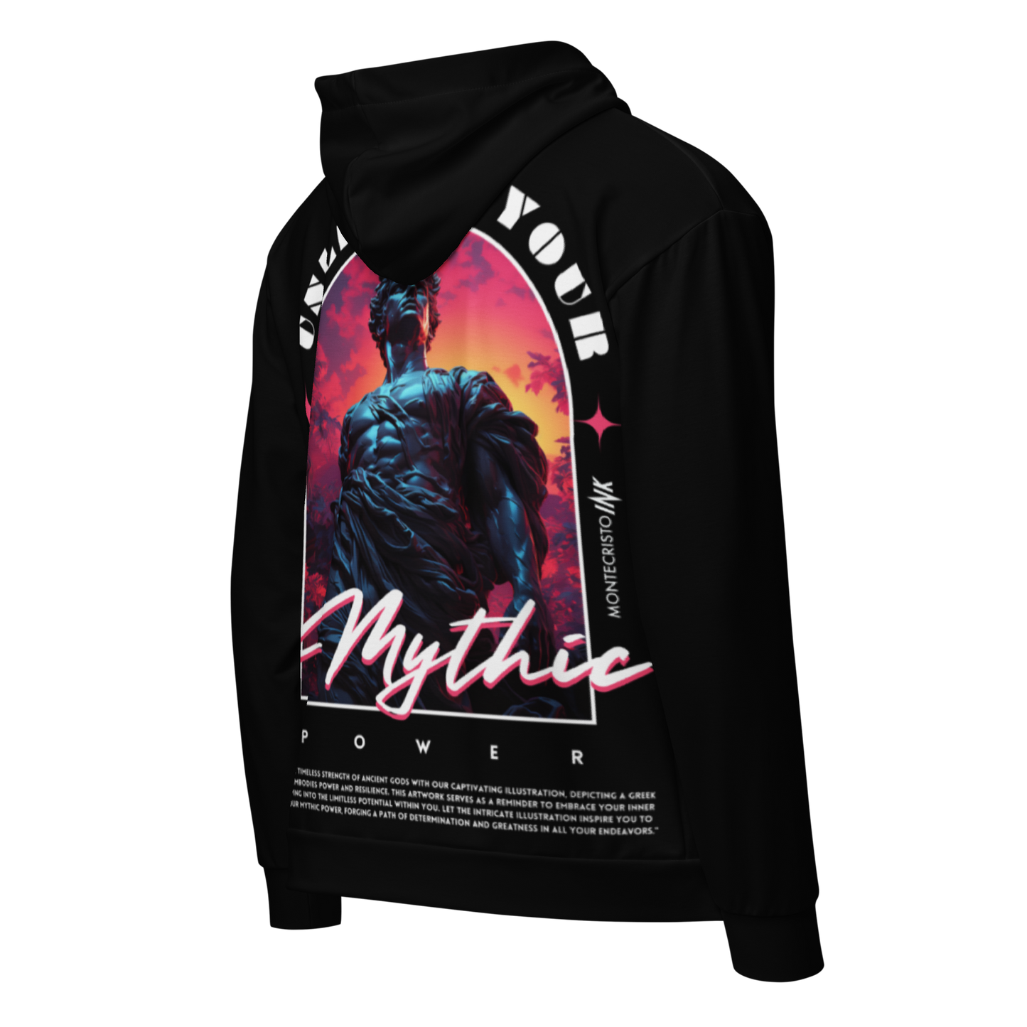 "Mythic Power" Iconic zip hoodie