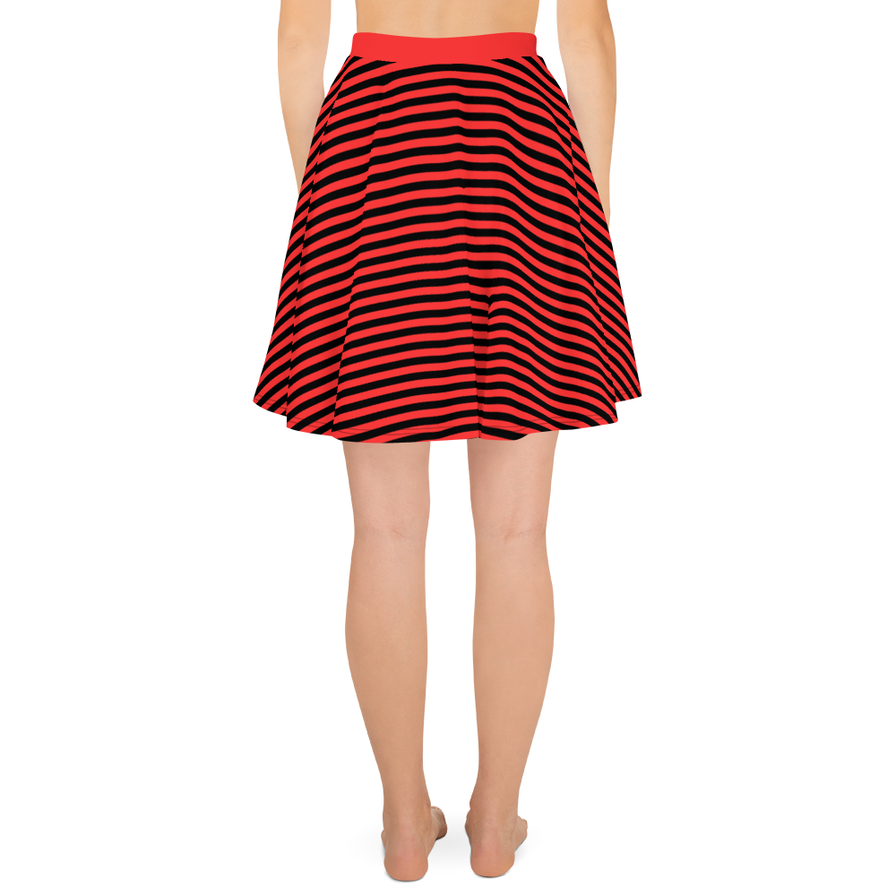 Striped Chic Harmony Skater Skirt