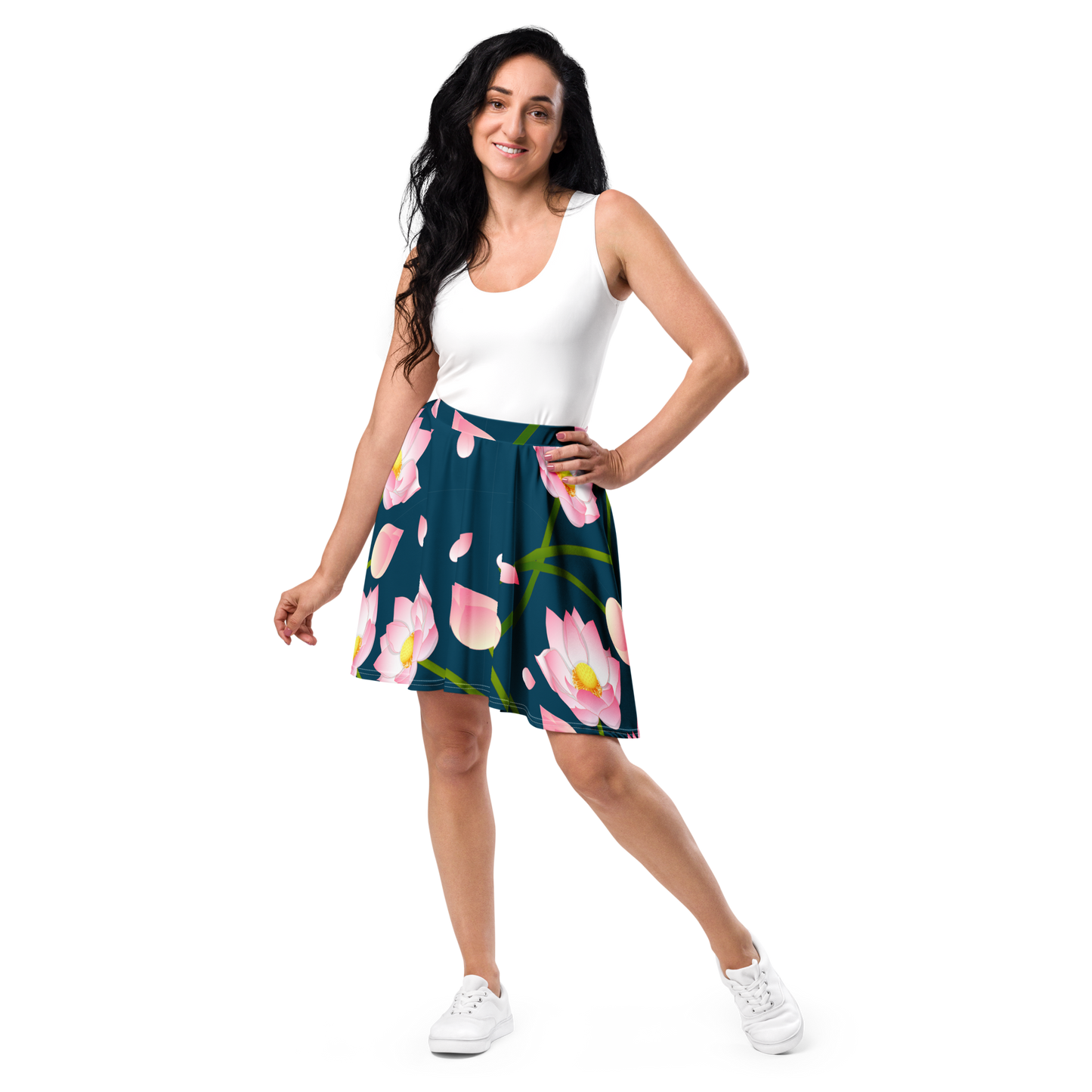 Chic Harmony Skater Skirt