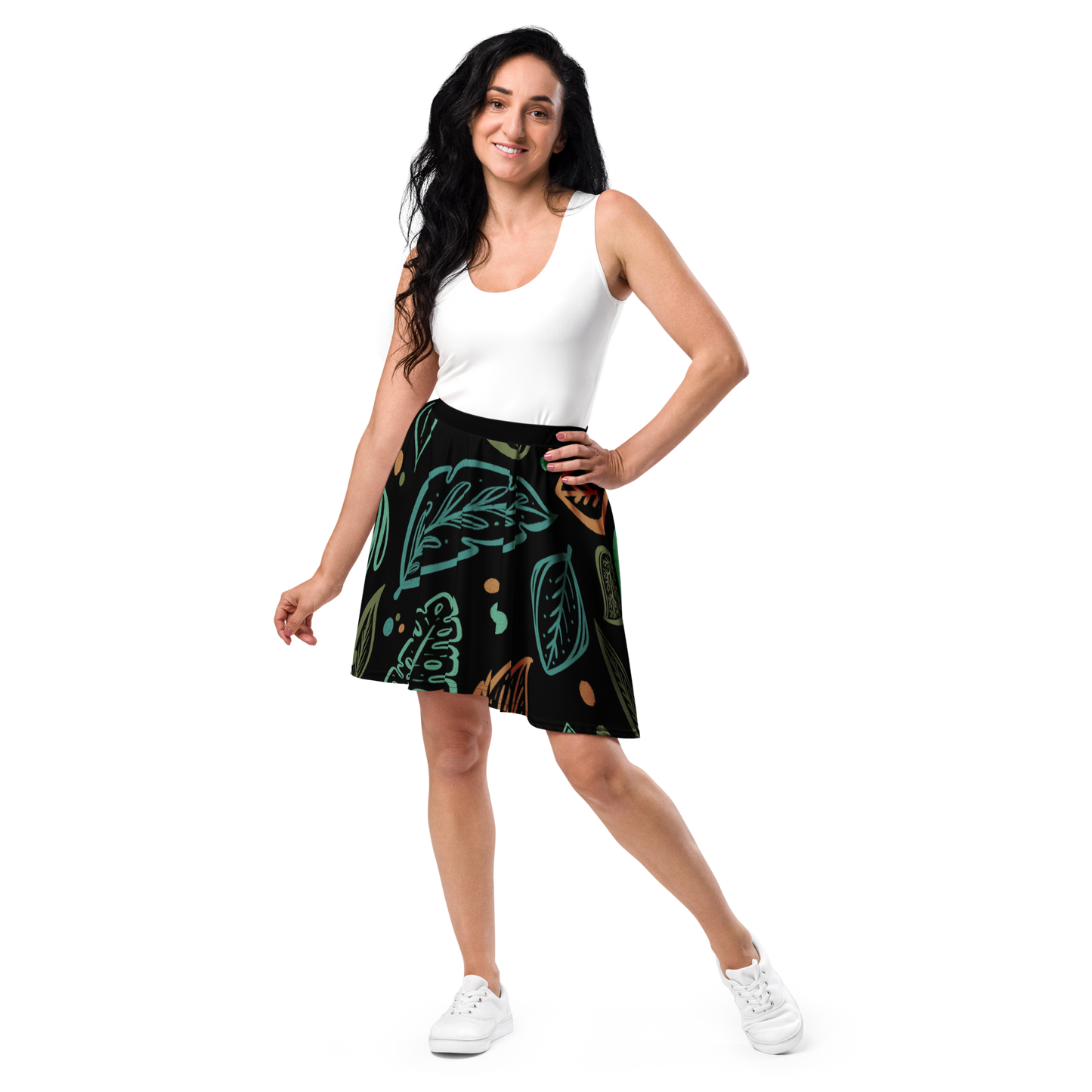 Chic Harmony Skater Skirt