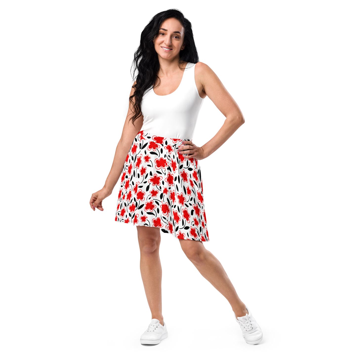 Chic Harmony Skater Skirt