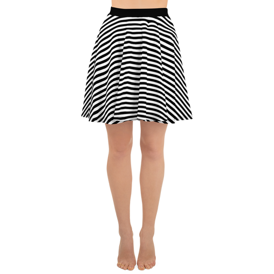 Striped Chic Harmony Skater Skirt