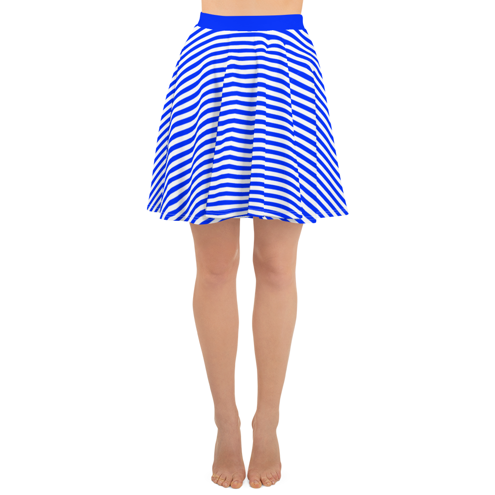 Striped Chic Harmony Skater Skirt