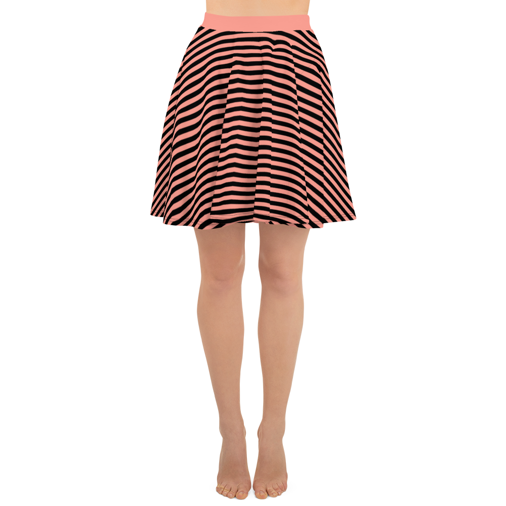 Striped Chic Harmony Skater Skirt