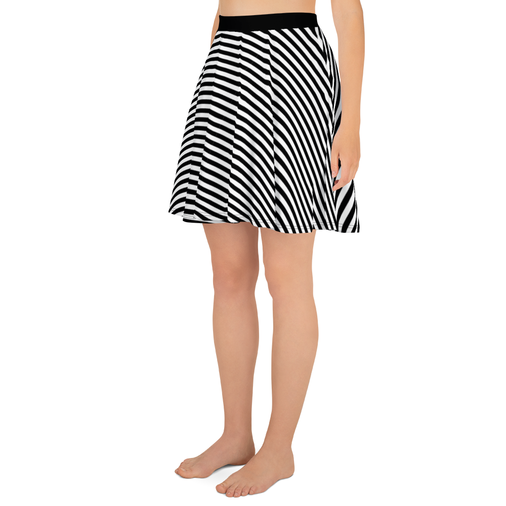 Striped Chic Harmony Skater Skirt