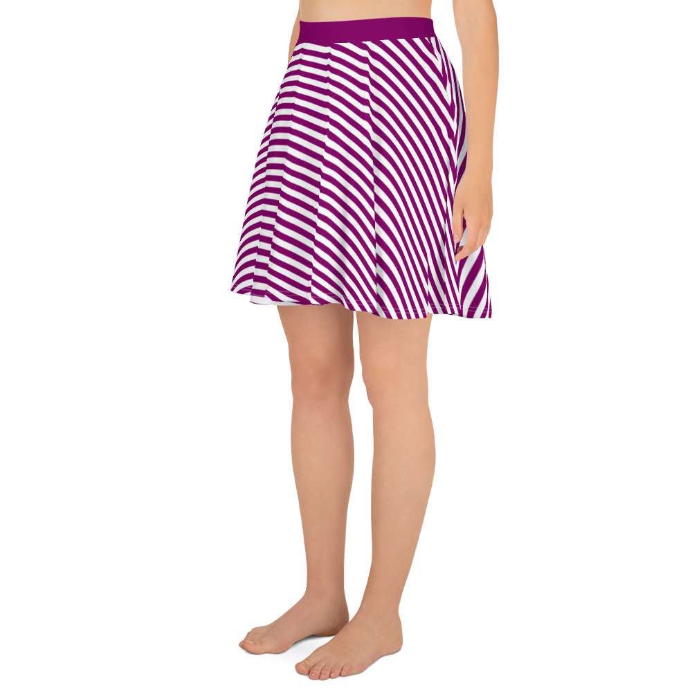 Striped Chic Harmony Skater Skirt