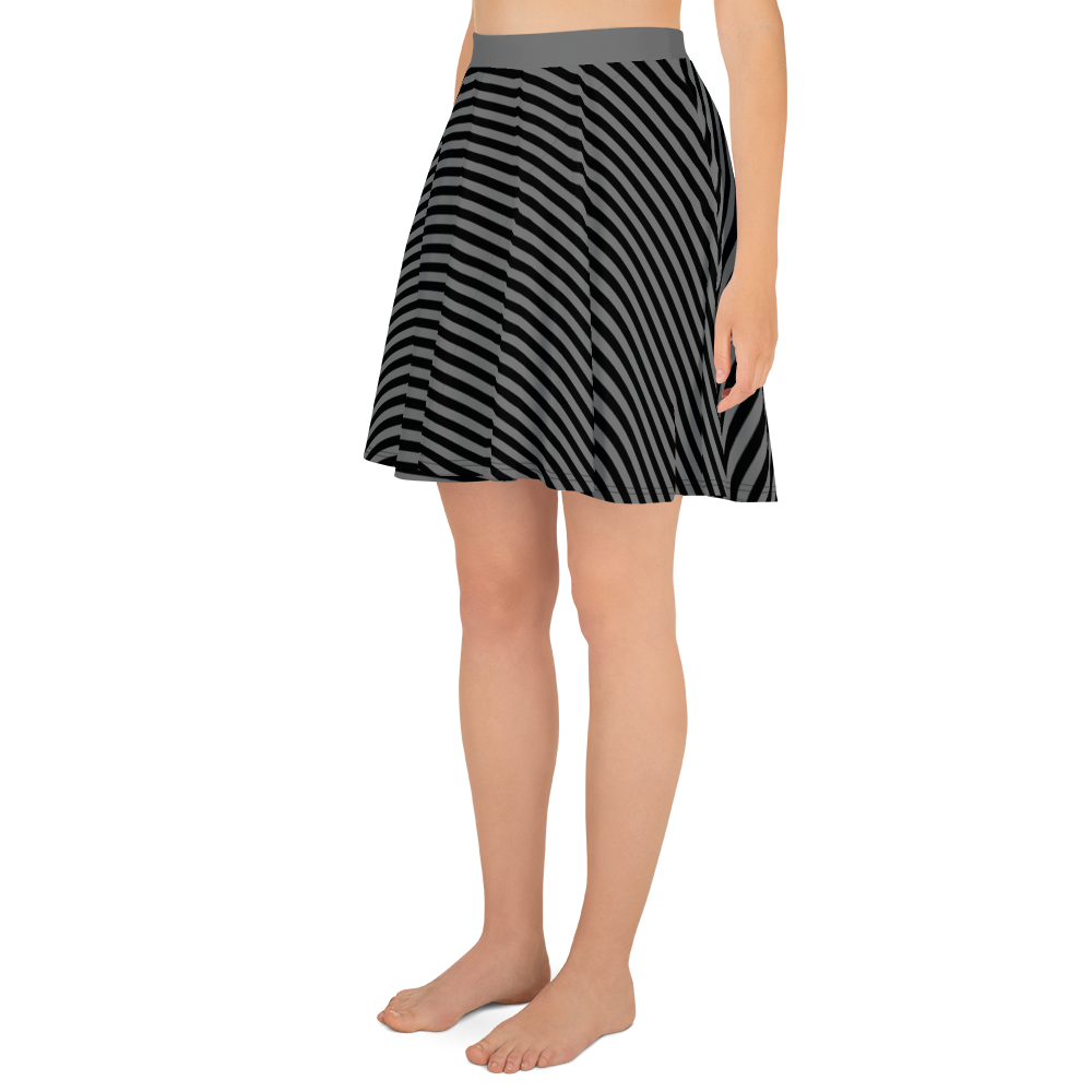 Striped Chic Harmony Skater Skirt