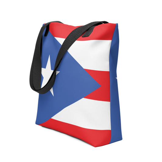 "Puerto Rico Flag" Essential Canvas Carryall