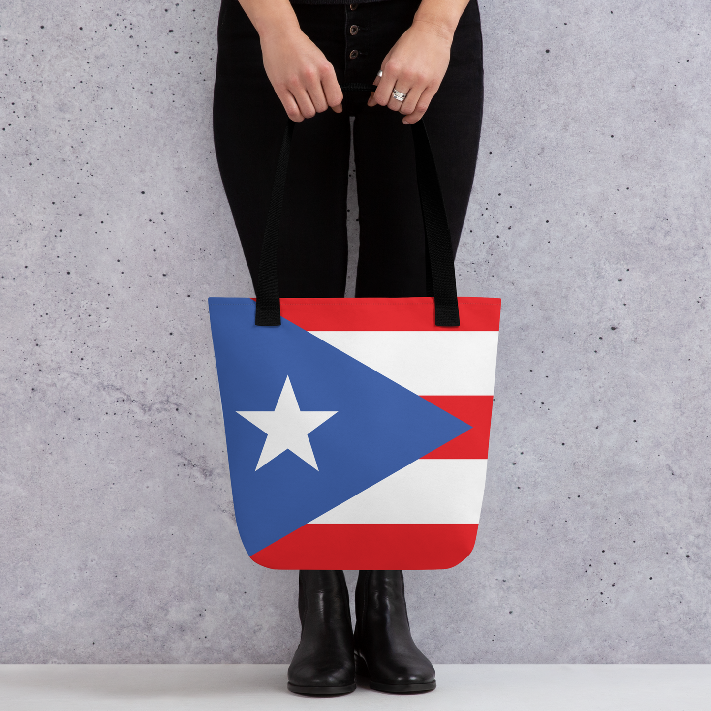 "Puerto Rico Flag" Essential Canvas Carryall