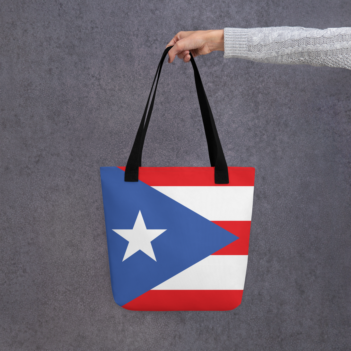 "Puerto Rico Flag" Essential Canvas Carryall